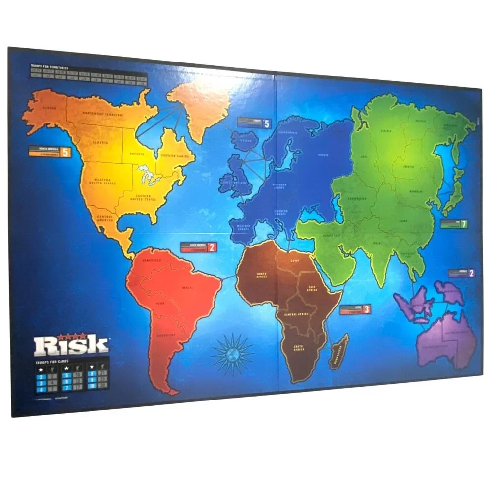 Risk Military Strategy Board‎ Game 2010 Homeschool History Tactics Negotiation